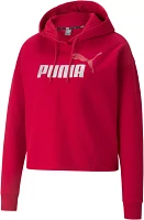 Puma Women's Essentials+ Cropped Metallic Hoodie