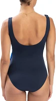 Dolfin Women's Solid Moderate Wrap Front Swimsuit