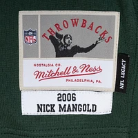 Mitchell & Ness Men's New York Jets Nick Mangold #74 2006 Green Throwback Jersey