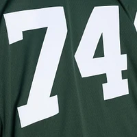 Mitchell & Ness Men's New York Jets Nick Mangold #74 2006 Green Throwback Jersey