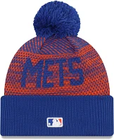 New Era Men's New York Mets Blue Authentic Collection Knit Hat