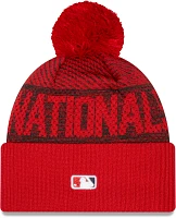 New Era Men's Washington Nationals Red Authentic Collection Knit Hat