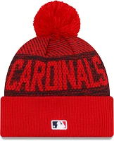 New Era Men's St. Louis Cardinals Red Authentic Collection Knit Hat