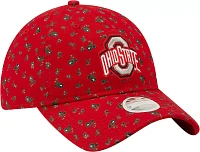 New Era Women's Ohio State Buckeyes Scarlet 9Twenty Floral Adjustable Hat