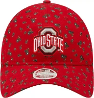 New Era Women's Ohio State Buckeyes Scarlet 9Twenty Floral Adjustable Hat