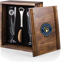 Picnic Time Milwaukee Brewers Pilsner Craft Beer Gift Set