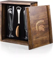 Picnic Time Michigan State Spartans Pilsner Beer Glass Box Set