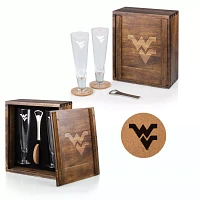 Picnic Time West Virginia Mountaineers Pilsner Beer Glass Box Set