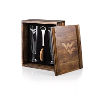 Picnic Time West Virginia Mountaineers Pilsner Beer Glass Box Set