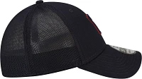 New Era Men's Cleveland Guardians Batting Practice Black 39Thirty Stretch Fit Hat