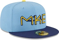 New Era Men's Milwaukee Brewers 2022 City Connect 59Fifty Fitted Hat