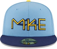 New Era Men's Milwaukee Brewers 2022 City Connect 59Fifty Fitted Hat