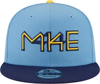 New Era Youth Milwaukee Brewers OTC 2023 City Connect 9Fifty Adjustable Snapback Hat