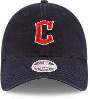 New Era Women's Cleveland Guardians Navy 9Twenty Core Classic Adjustable Hat