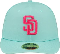 New Era Men's San Diego Padres Gold Low Profile 59Fifty Fitted Hat