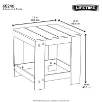 Lifetime Adirondack Table