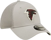 New Era Men's Atlanta Falcons Team Neo Grey 39Thirty Stretch Fit Hat