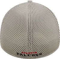 New Era Men's Atlanta Falcons Team Neo Grey 39Thirty Stretch Fit Hat