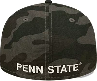 New Era Men's Penn State Nittany Lions Grey 59Fifty Hat