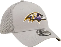 New Era Men's Baltimore Ravens Team Neo Grey 39Thirty Stretch Fit Hat