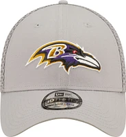 New Era Men's Baltimore Ravens Team Neo Grey 39Thirty Stretch Fit Hat