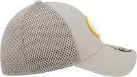 New Era Men's Green Bay Packers Team Neo Grey 39Thirty Stretch Fit Hat