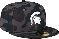 New Era Men's Michigan State Spartans Grey 59Fifty Hat