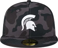 New Era Men's Michigan State Spartans Grey 59Fifty Hat