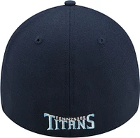 New Era Men's Tennessee Titans Classic Navy 39Thirty Stretch Fit Hat