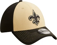 New Era Men's New Orleans Saints Classic Black 39Thirty Stretch Fit Hat