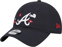 New Era Girls' Atlanta Braves Navy 9Twenty Adjustable Hat