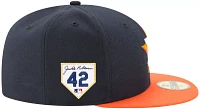 New Era Men's Jackie Robinson Day 2024 Houston Astros Navy Road 59Fifty Fitted Hat