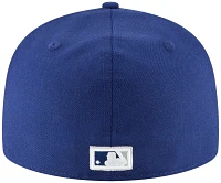 New Era Men's Jackie Robinson Day 2024 Brooklyn Dodgers Navy Wool 59Fifty Fitted Hat