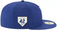 New Era Men's Jackie Robinson Day 2024 Brooklyn Dodgers Navy Wool 59Fifty Fitted Hat