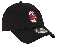 New Era Adult AC Milan 9Forty Core Logo Black Trucker Hat