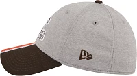 New Era Men's Cleveland Browns Stripe Grey 39Thirty Stretch Fit Hat