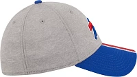 New Era Men's Buffalo Bills Stripe Grey 39Thirty Stretch Fit Hat