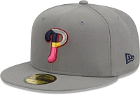 New Era Men's Philadelphia Phillies Gray Color Pack 59Fifty Fitted Hat