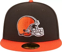 New Era Men's Cleveland Browns Hidden Team Color 59Fifty Fitted Hat