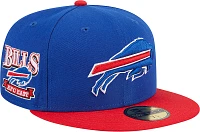 New Era Men's Buffalo Bills Hidden Team Color 59Fifty Fitted Hat