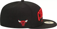 New Era Adult Chicago Bulls Text 59Fifty Hat