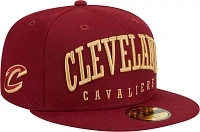 New Era Adult Cleveland Cavaliers Text 59Fifty Hat