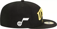 New Era Adult Utah Jazz Text 59Fifty Hat