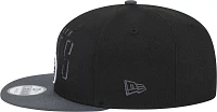 New Era Adult Brooklyn Nets Headline 9Fifty Adjustable Snapback Hat