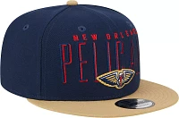 New Era Adult New Orleans Pelicans Headline 9Fifty Adjustable Snapback Hat