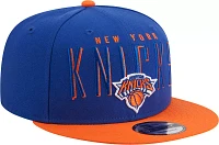 New Era Adult New York Knicks Headline 9Fifty Adjustable Snapback Hat