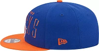 New Era Adult New York Knicks Headline 9Fifty Adjustable Snapback Hat