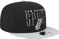 New Era Adult San Antonio Spurs Headline 9Fifty Adjustable Snapback Hat