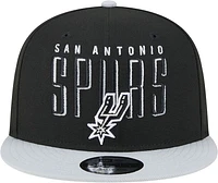 New Era Adult San Antonio Spurs Headline 9Fifty Adjustable Snapback Hat