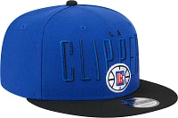 New Era Adult Los Angeles Clippers Headline 9Fifty Adjustable Snapback Hat